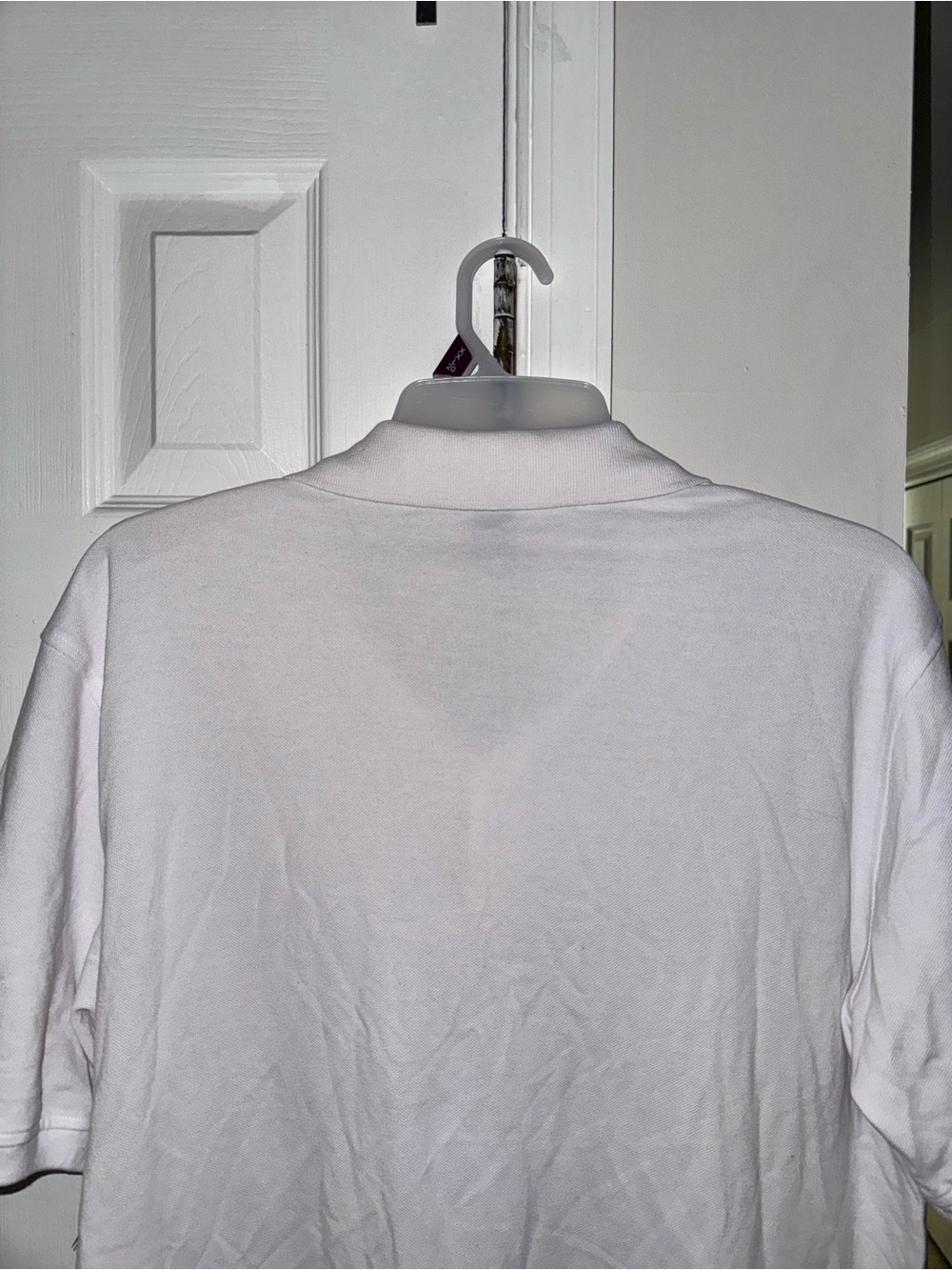 Highland Outfitters Men’s XL White Polo Shirt Short Sleeve 60/40 Cotton Blend - Picture 6 of 6
